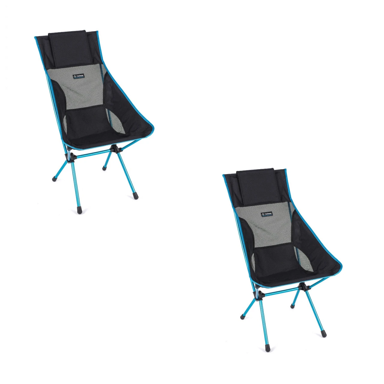 Helinox SET Aus 2x Sunset Chair Faltstuhl Black/blue 3 Helinox SET Aus 2x Sunset Chair Faltstuhl Black/blue