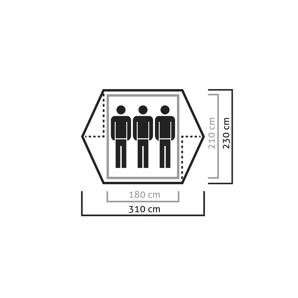 Salewa Denali III Trekkingzelt 4 Salewa Denali III Trekkingzelt – Bild 2