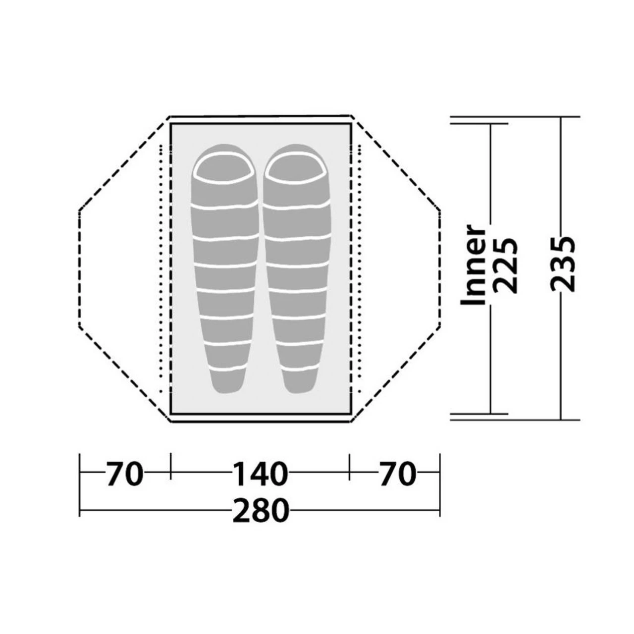 Robens Lodge 2 Trekkingzelt 4 Robens Lodge 2 Trekkingzelt – Bild 2
