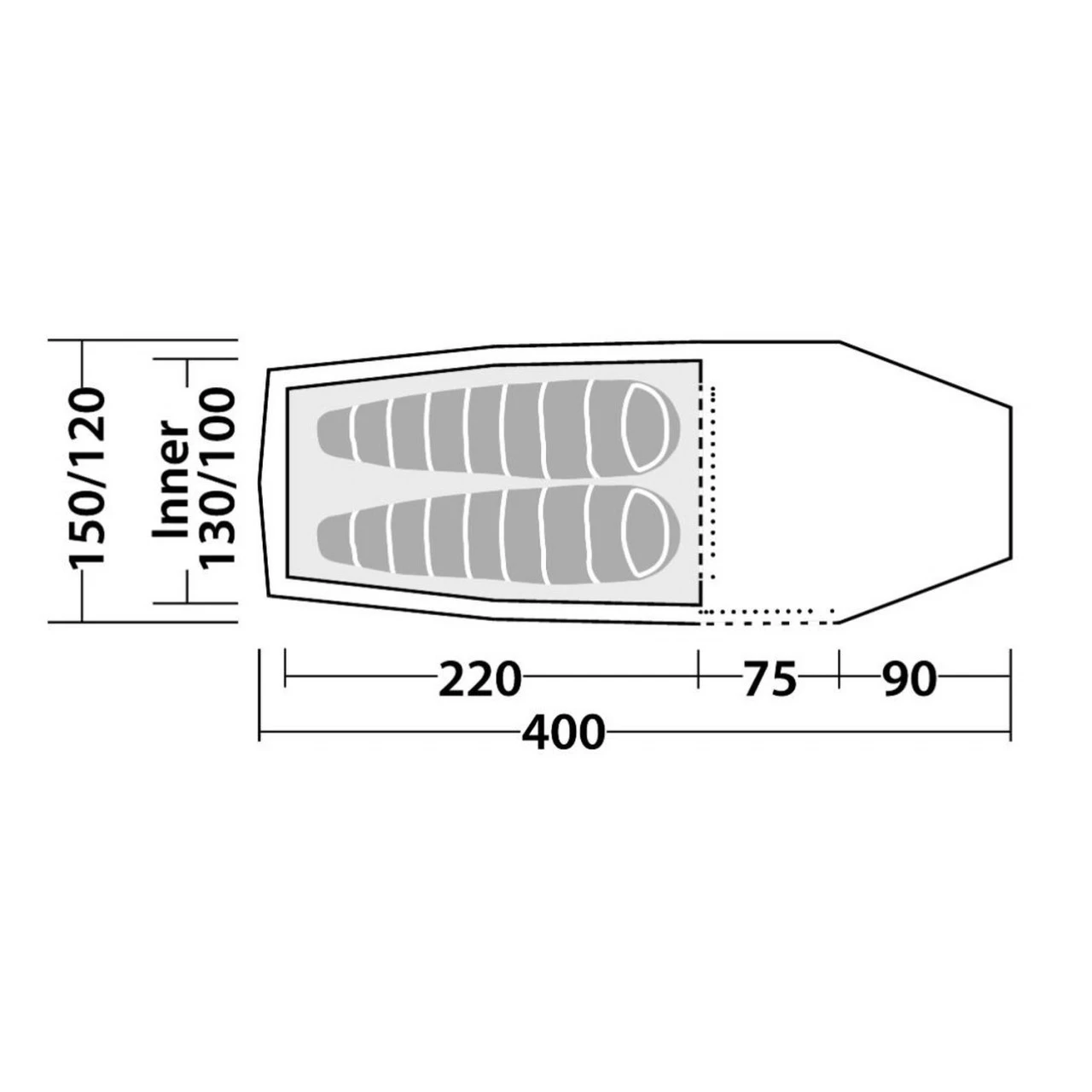 Robens Voyager 2EX Trekkingzelt 4 Robens Voyager 2EX Trekkingzelt – Bild 2