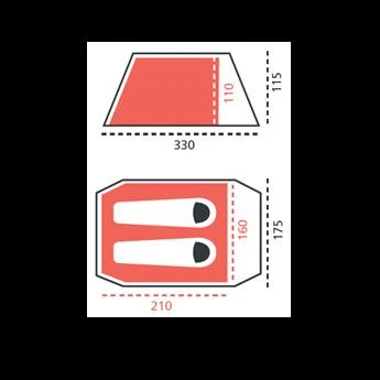 Grand Canyon Robson 2 Campingzelt 4 Grand Canyon Robson 2 Campingzelt – Bild 2