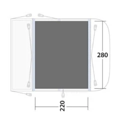 Outwell Footprint Newburg 240 Vorzeltunterlage -Dometic Verkaufs-Shop 6738589 1280x1280