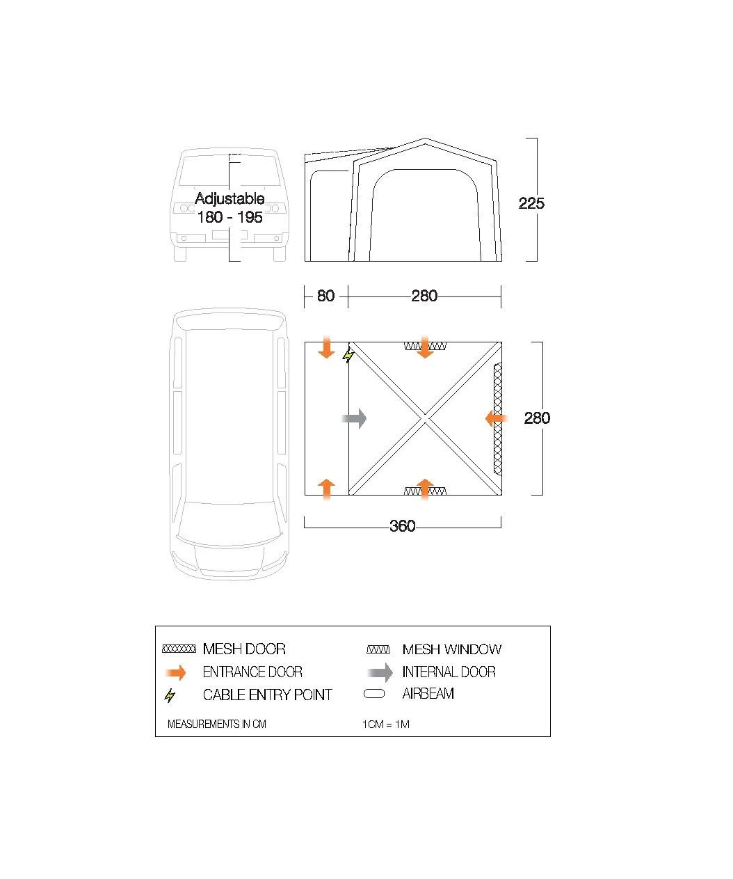 Vango Agora Air VW Busvorzelt 4 Vango Agora Air VW Busvorzelt – Bild 2