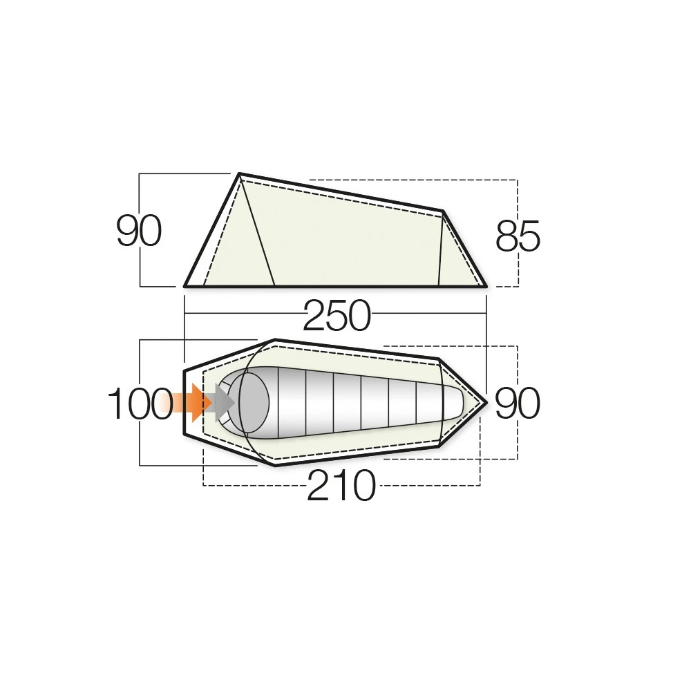 Vango Soul 100 Campingzelt 4 Vango Soul 100 Campingzelt – Bild 2