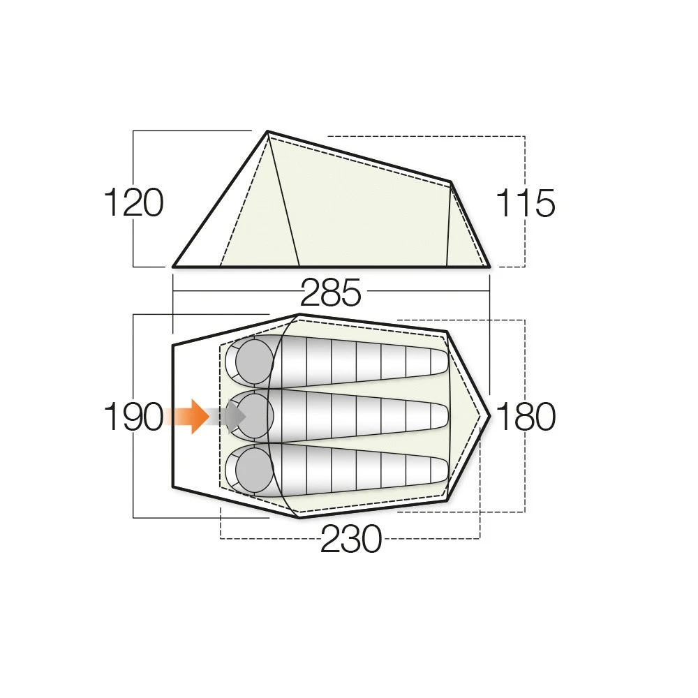 Vango Soul 300 Campingzelt 4 Vango Soul 300 Campingzelt – Bild 2