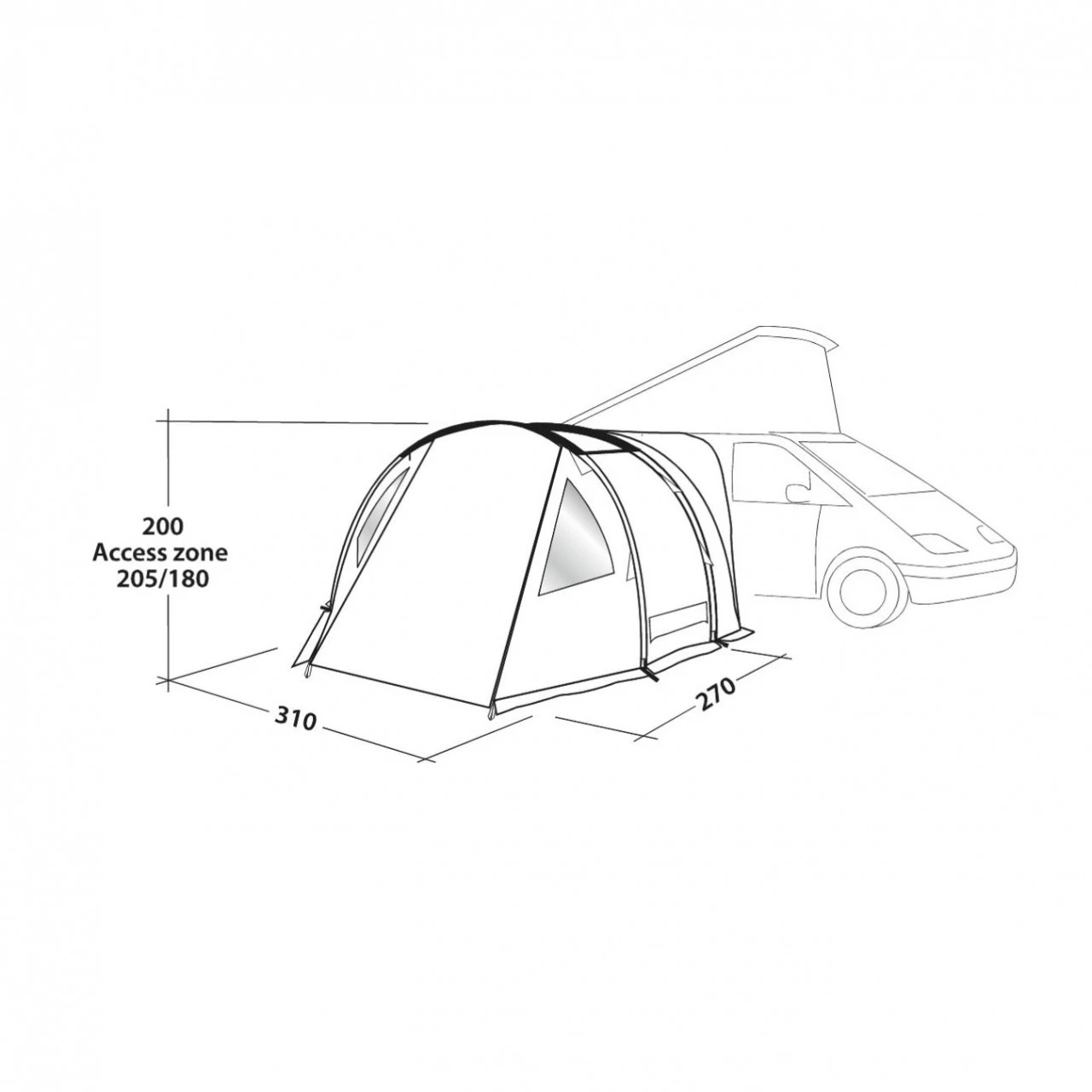 Easy Camp Shamrock Busvorzelt 4 Easy Camp Shamrock Busvorzelt – Bild 2