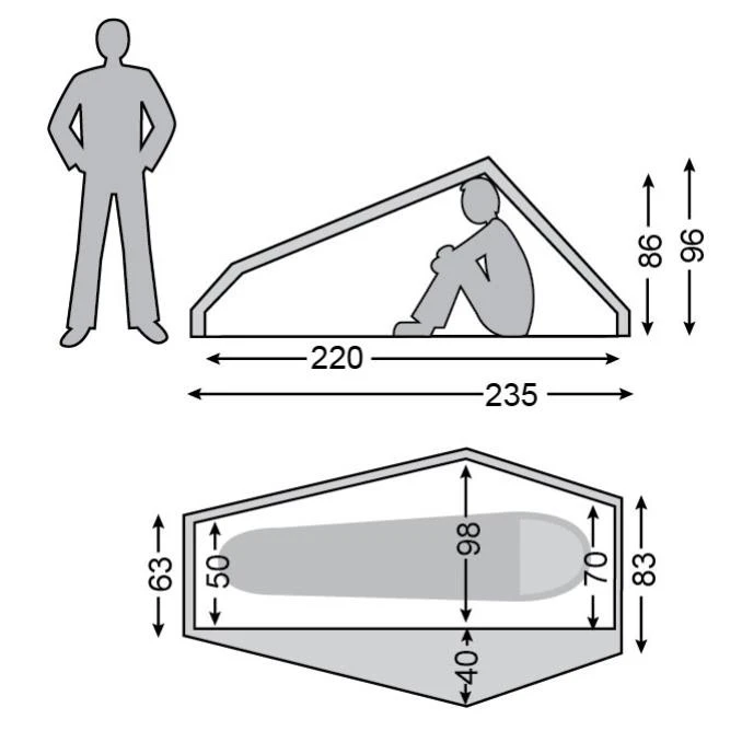 Nordisk Telemark 1 LW Trekkingzelt 4 Nordisk Telemark 1 LW Trekkingzelt – Bild 2