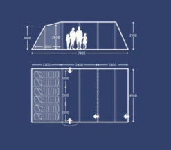 Kampa Croyde 6 AIR Familienzelt -Dometic Verkaufs-Shop 7139734 1280x1280