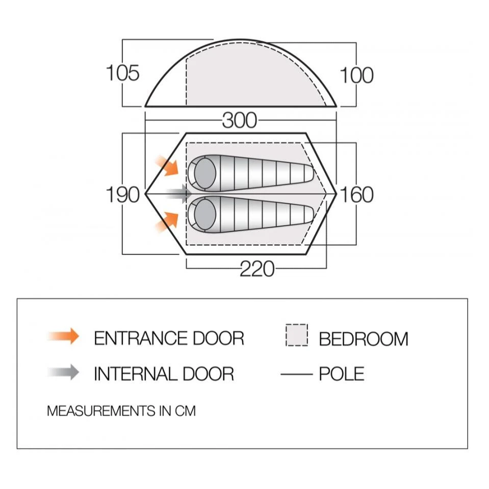 Vango Blade 200 Trekkingzelt 4 Vango Blade 200 Trekkingzelt – Bild 2