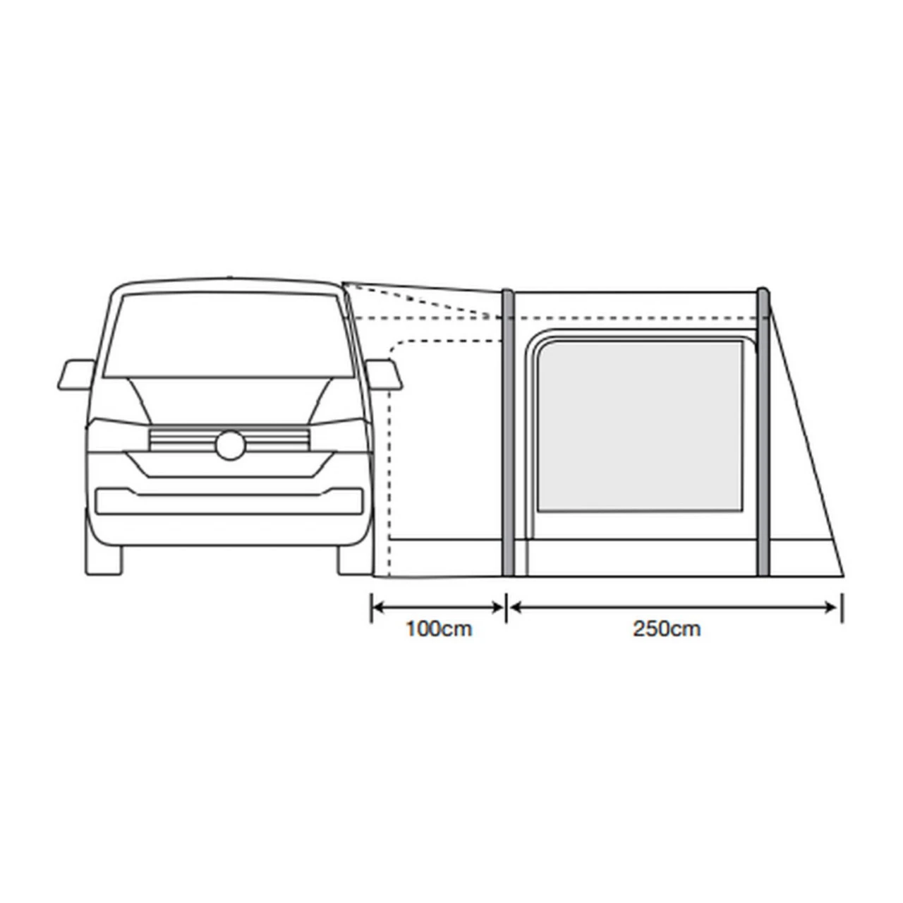 Outdoor Revolution Movelite T2R Low Busvorzelt 5 Outdoor Revolution Movelite T2R Low Busvorzelt – Bild 3