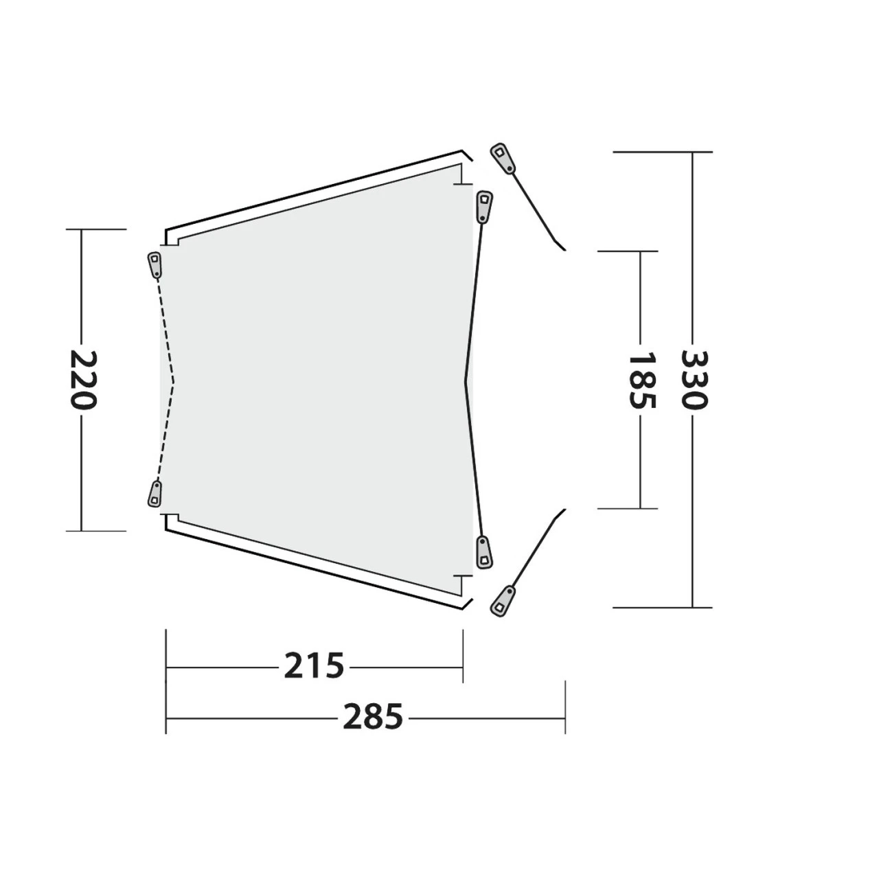 Outwell Woodcrest Busvorzelt 4 Outwell Woodcrest Busvorzelt – Bild 2