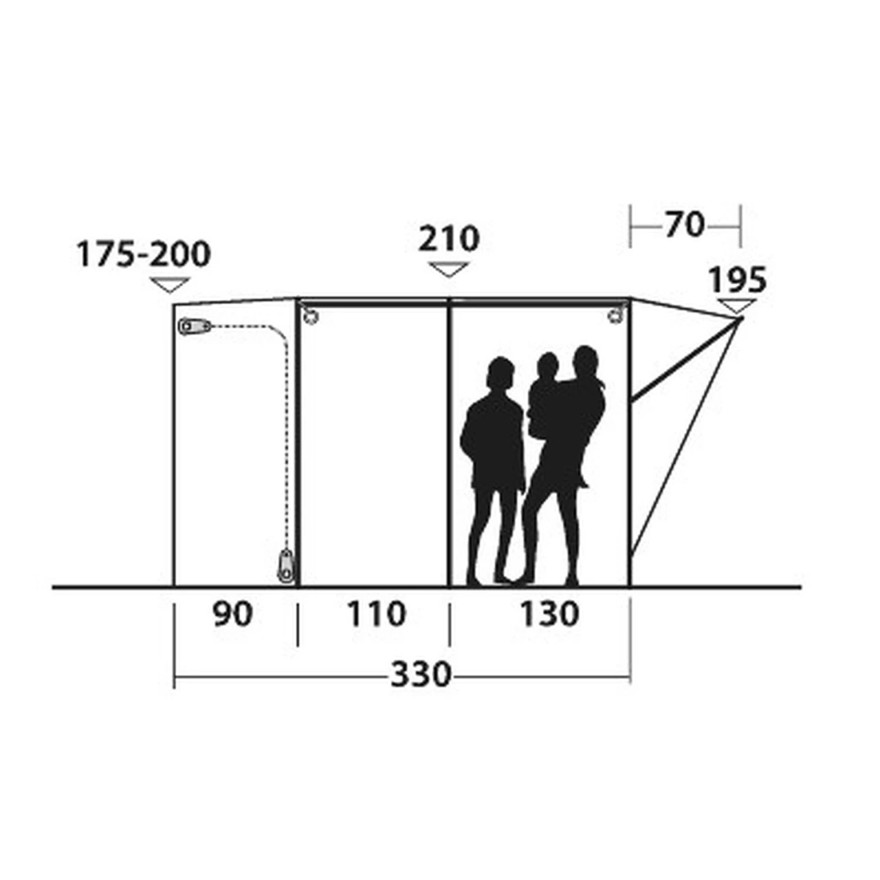 Outwell Waystone 240 Busvorzelt 6 Outwell Waystone 240 Busvorzelt – Bild 4