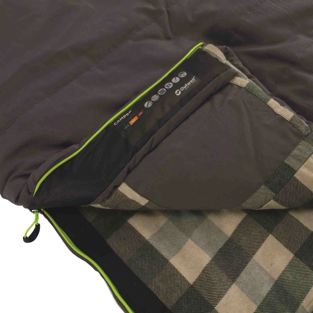 Outwell Camper Kunstfaserschlafsack 6 Outwell Camper Kunstfaserschlafsack – Bild 4