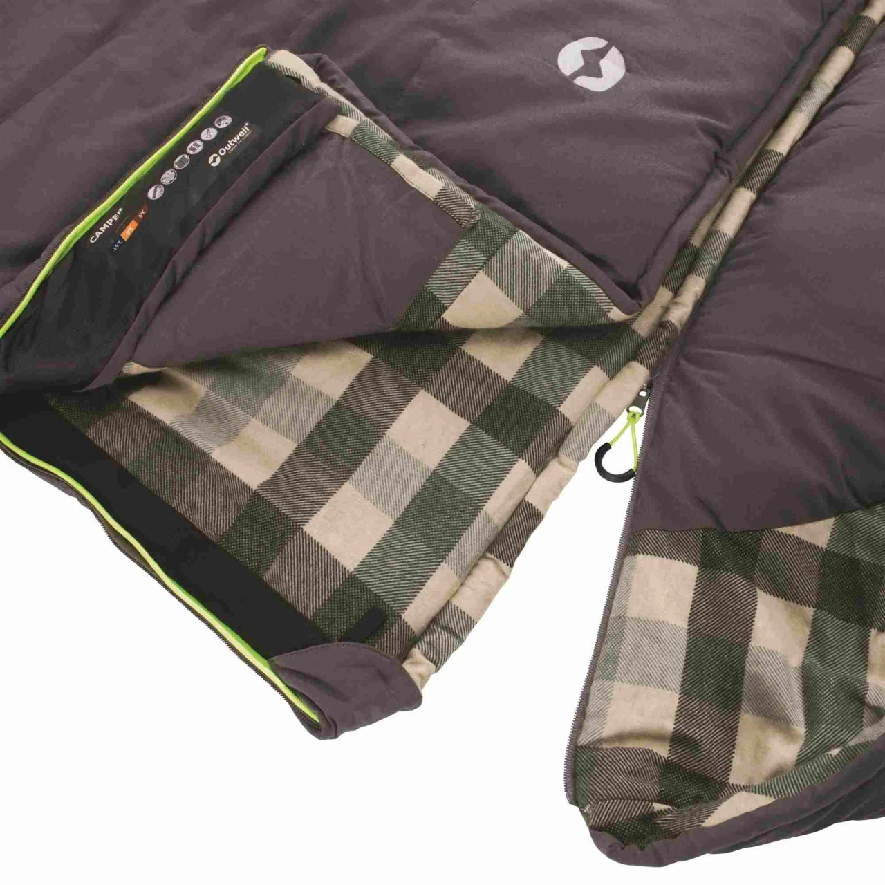 Outwell Camper Kunstfaserschlafsack 5 Outwell Camper Kunstfaserschlafsack – Bild 3