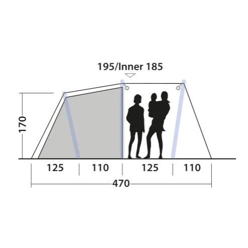 Outwell Starhill 4A Familienzelt 6 Outwell Starhill 4A Familienzelt – Bild 4