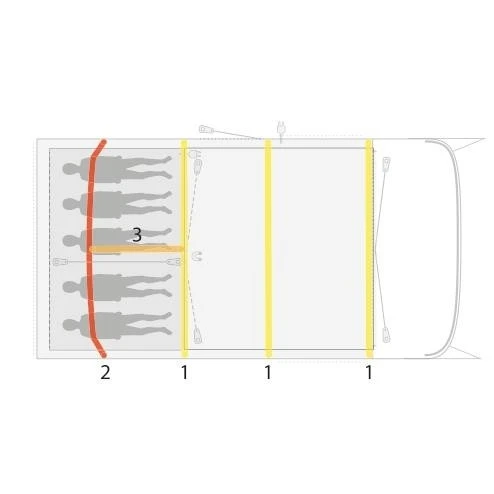 Outwell Hayward Lake 5ATC - Ausstellungszelt 8 Outwell Hayward Lake 5ATC - Ausstellungszelt – Bild 6