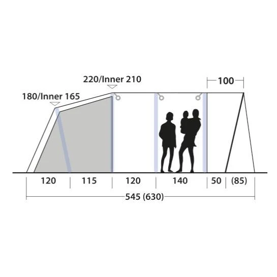 Outwell Avondale 5PA Familienzelt 6 Outwell Avondale 5PA Familienzelt – Bild 4