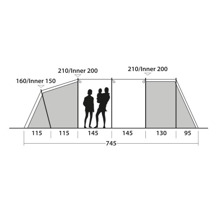 Outwell Winwood 8 Familienzelt 6 Outwell Winwood 8 Familienzelt – Bild 4