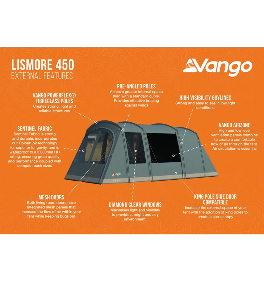 Vango Lismore 450 Package Familienzelt 6 Vango Lismore 450 Package Familienzelt – Bild 4