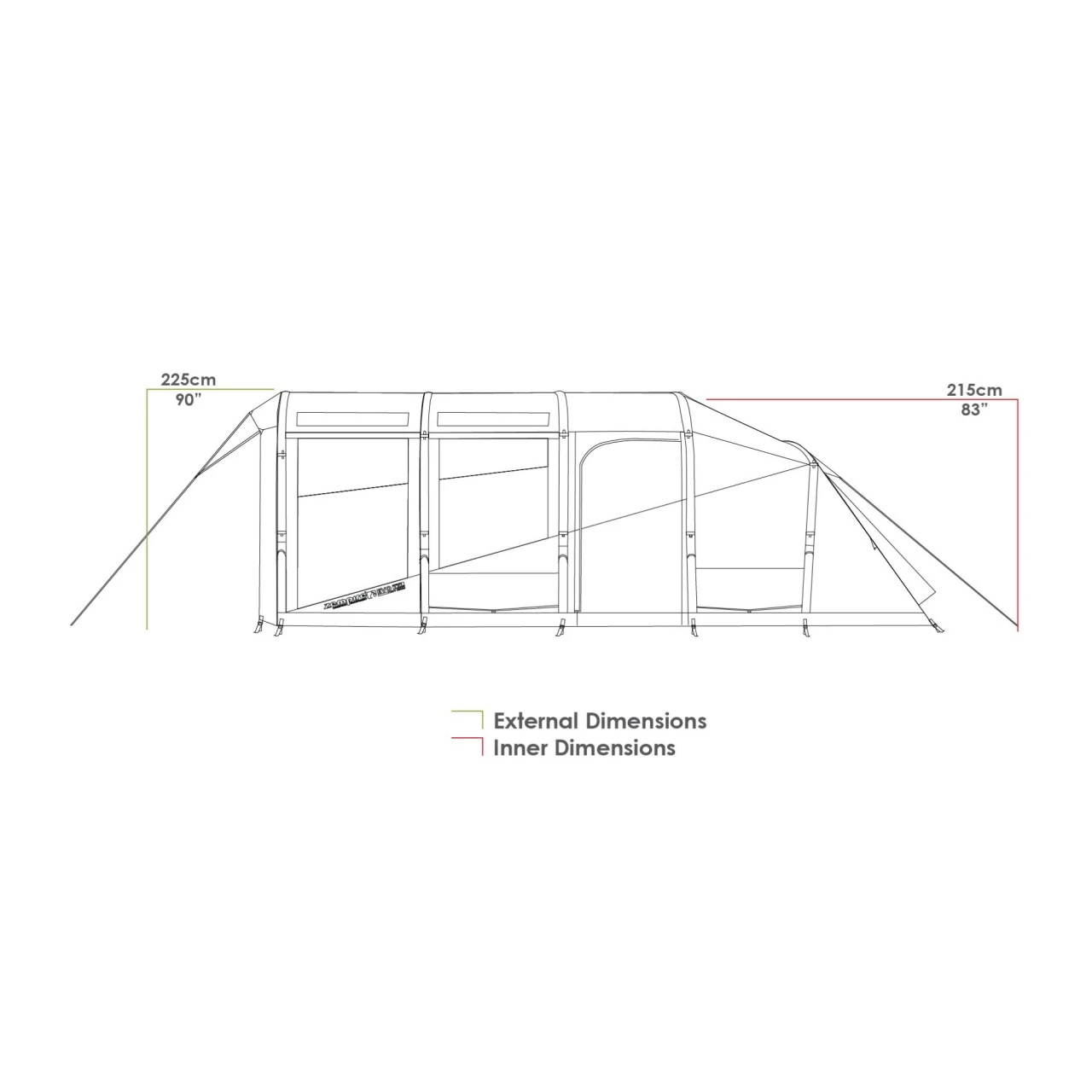 Zempire Evo TXL V2 Familienzelt 9 Zempire Evo TXL V2 Familienzelt – Bild 7