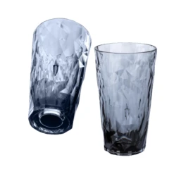 Silwy Magnet-Kunststoffgläser Longdrink Grau 2er Set