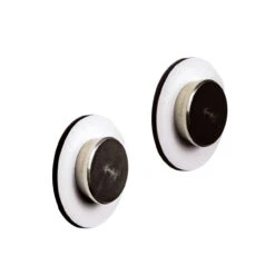 Silwy Magnet-Pins Smart Inkl. Metall-Nano-Gel-Pads Weiß 2er Set