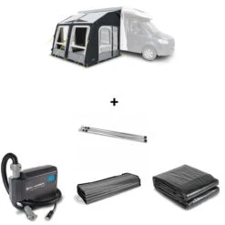 Dometic SET Rally AIR Pro 330 M Inkl. Teppich, Unterlage, Andruckstangenset Und Elektrischer Pumpe