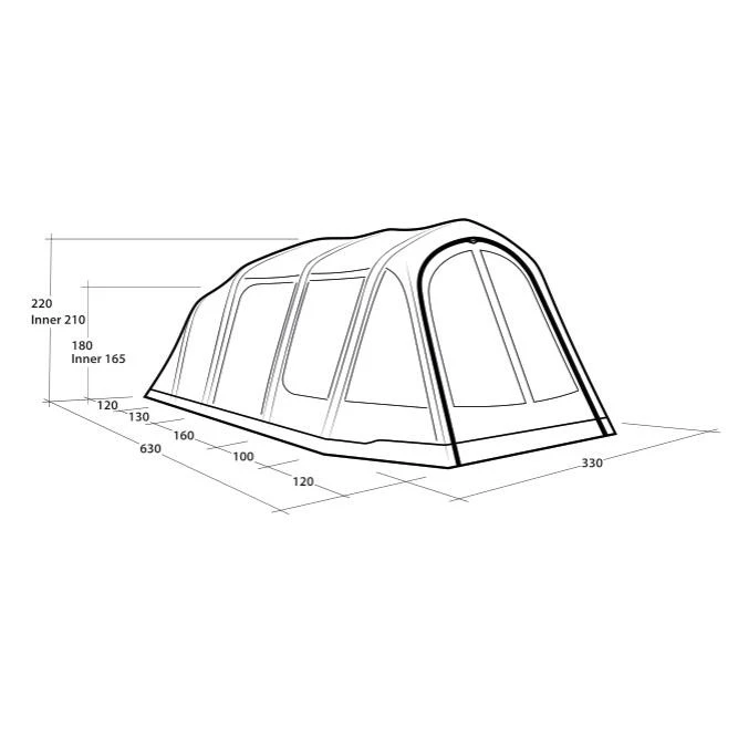 Outwell SET Wood Lake 5ATC Inkl. ONS Lichtsystem 4 Outwell SET Wood Lake 5ATC Inkl. ONS Lichtsystem – Bild 2