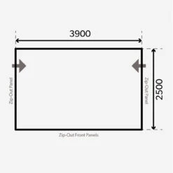 Dometic SET Rally AIR Pro 390 M Inkl. Teppich, Unterlage, Andruckstangenset Und Elektrischer Pumpe -Dometic Verkaufs-Shop rally 390 zeichnung 1280x1280 1